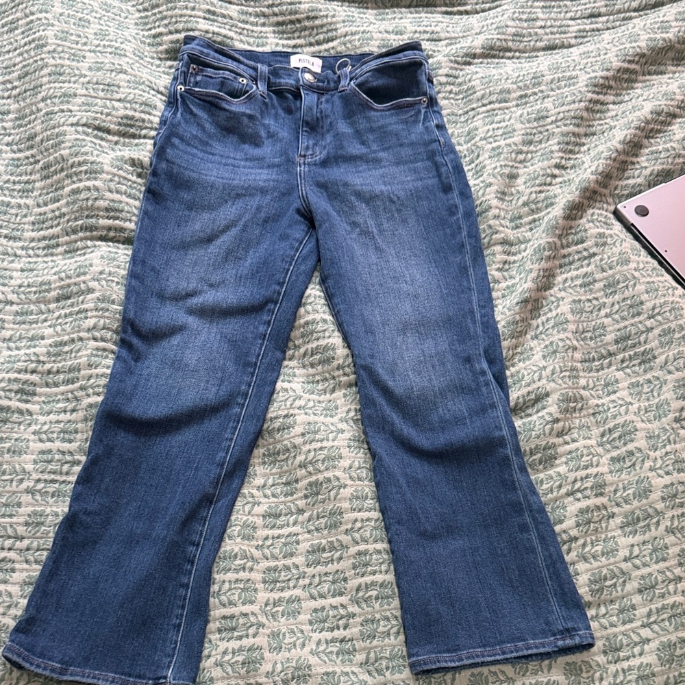 pistola Medium Blue Flare Jeans - Women's